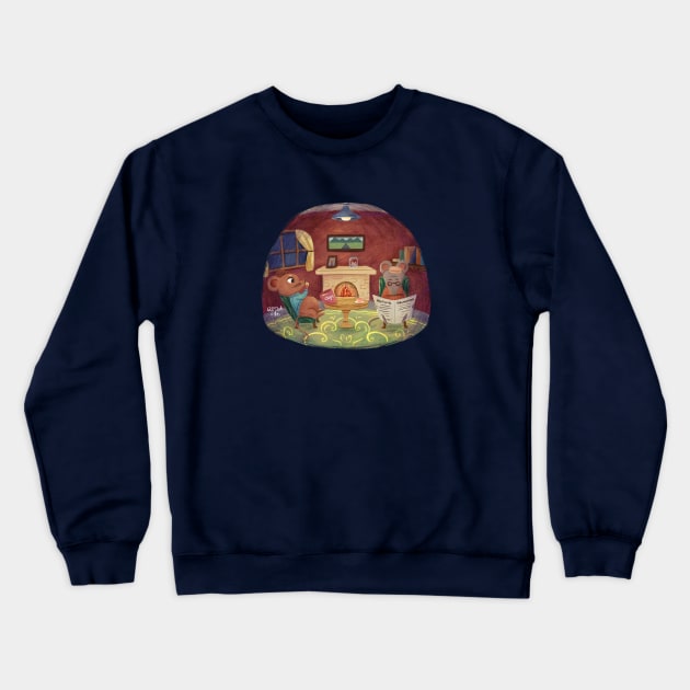 Mouse momen Crewneck Sweatshirt by rifqahearts